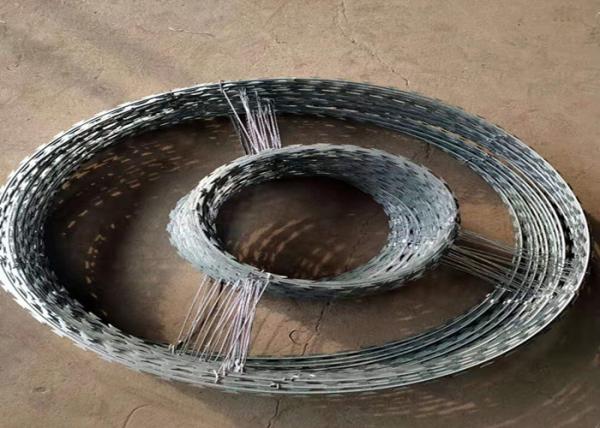 Double Coil Military BTO 22 Mobile Security Barrier Concertina Razor Wire