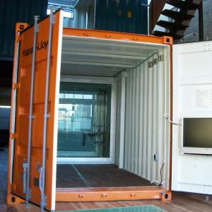 China Weld Steel Flat Pack Container Fast Built Thermal Insulation Wind Proofing factory