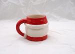 Holiday Christmas Ceramic Santa Face Mugs , 3D Strong Dolomite Coffee Mug