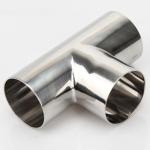 DN15-DN300 Food Grade Sanitary Stainless Steel Sanitary Weld/Clamp Equal Tee