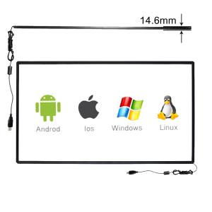 China 75Inch Infrared 10 Point Touch Screen Overlay Digital Signage Anti Tamper factory