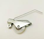 Plastic Cover Aluminum Sliding Door Rollers 1.2mm Iron Sheet Material OEM