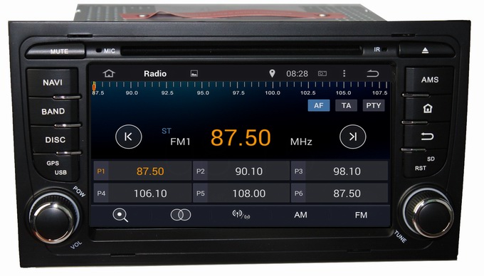 Ouchuangbo Car GPS DVD System for Audi A4 2003-2011 Android 4.4 3G Wifi Bluetooth Audio St