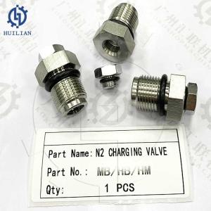 China Krupp N2 Charging Valve Hydraulic Breaker Nitrogen Gas Charger Valve factory