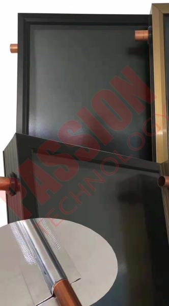 Solar Water Heater Parts Flat Roof Laser Welding Flat Plate Solar Collector Blue