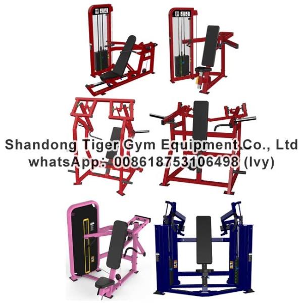 Gym Fitness Equipment Iso-Lateral Shoulder Press / Seated Chest Press exercise