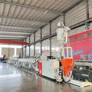 Single Screw Plastic Pipe Extrusion Line 132KW 1 Year Warranty