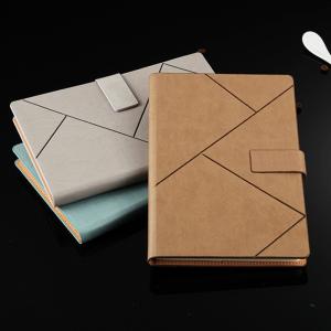 Business A5 Pu Leather Notebook With Woodfree Paper 150mm Width