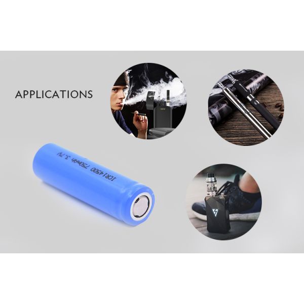 Real Capacity Rechargeable Li Ion Lithium Battery ICR14500 3.7V 750mAh For Power Tools