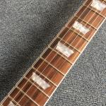 New style SG electric guitar, 3 pickups, Tremolo system,White electric guitar