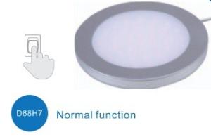 China 60lm/W Round Led Under Cabinet Lights 12V 3W Ultra Slim factory
