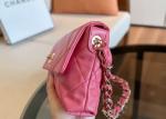 17cm Length Chain Shoulder Bag Daily Travel With Shallow Gold Hardware