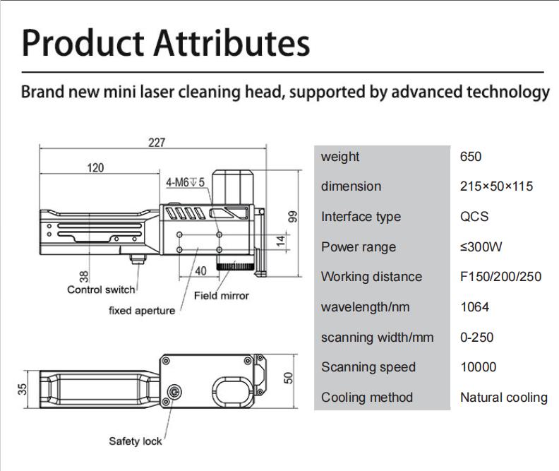 Portable 200w 300w 500w 1000w Pulsed Laser Cleaning Machine for Wood Paint Stone Metal Laser Cleaner Retail Essential