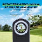 600m Gray Golf Rangefinder Golf Hunting Outdoor Sports LCD Display Laser Tape