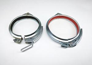 China 4 Inch Quick Release Tube Clamp OEM Silver Color factory
