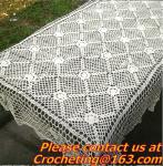 Handmade Table Cloth Crochet Table Runner Dining Party Tablecloth Lace