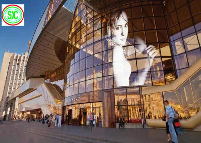 SMD3806 P10.42 Transparent Curtain Led Displays 5500cd/sqm