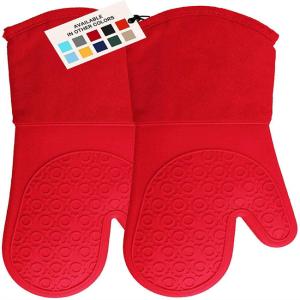 China Skidproof Oven Mitts Pot Holder , Waterproof kitchen mitts and potholders factory