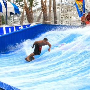 China Customized Color Flowrider Water Ride Double People Use Boards For Water Park factory