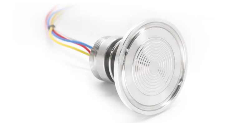 RJ12K Flush Diaphragm Pressure Sensor Membrane Sensor Milk Beverage Beer Sanitary Pressure Sensor