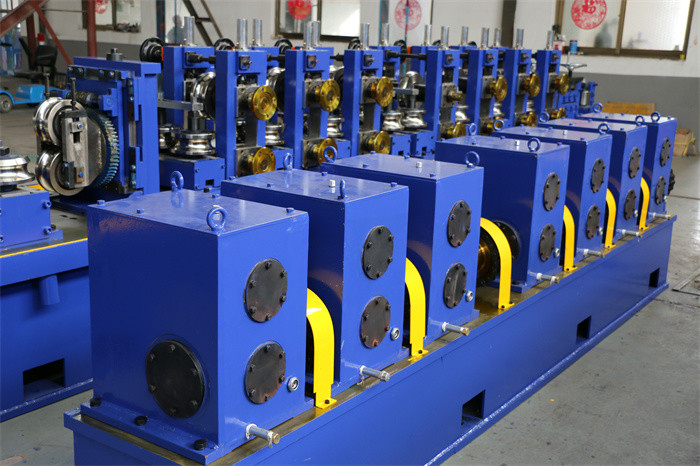Galvalized Steel ERW Pipe Making Machine Black Steel ERW Welded Pipe Mill Line HG 50