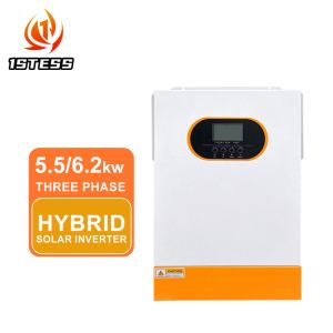 China Wholesale 48V Solar Hybrid Inverter On/Off Grid 230VAC 5.5KW 6.2KW factory