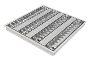 China Industrial Lighting Fixture IP20 T5 Louver Fluorescent Recessed Light factory