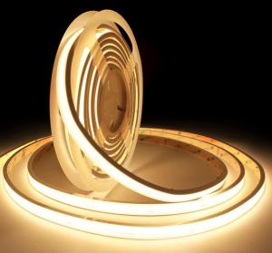 China Dotless IP65 Waterproof COB Flexible LED Strip 220V 450 Leds Ribbonflex LED Tape Lighting factory