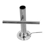 Adjustable Swivel Bar Chair Accessories Custom Color Chrome Plating 380mm Height