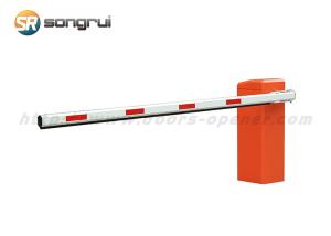 China Orange BLDC Security Barrier Gate , 220V Traffic Barrier Gate factory