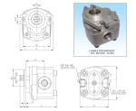 AP12 E320B Hydraulic Pilot Pump Single Gear Pump