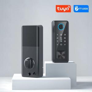 China Ble TTlock Waterproof Smart Lock Aluminum Alloy Card Power Emergency Key factory