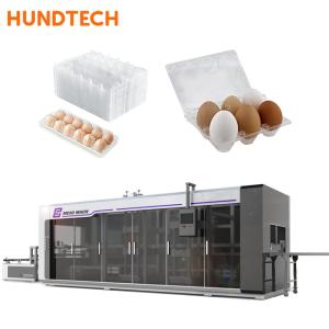 China PET 0.15mm Plastic Tray Thermoforming Machine Automatic Multiplication factory
