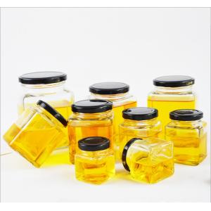 Classic Square Candy Vegetable Salad Jam Honey Jar And Spoon 50ml-730ml With