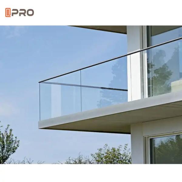 Rot Proof Aluminum Glass Railing Handrail Pool Fence Stainless Steelsafe Balcony
