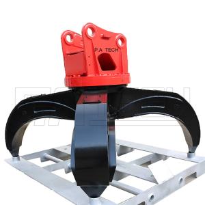 China 2572mm 50t Hydraulic Orange Peel Grapple For Excavator factory