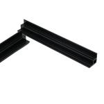 Wide Industrial Colorful Soft Profile Black