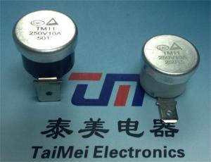 China C120V 240V High Current Thermostat Temperature Controller Defrost Thermal Bimetal Cutout factory