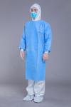 EO Sterilized SMMS Fabric Surgical Disposable Gowns With Knitted Cuff