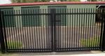 Punched Rails Garrison Tubular Steel Fence Panels