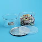 400ml FDA Peanuts Clear PET Leak Proof Plastic Food Jars