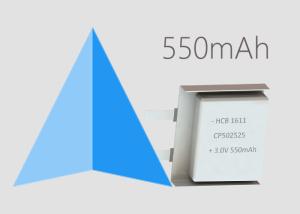 China Primary Non Rechargeable 550mAh Pouch Cells factory