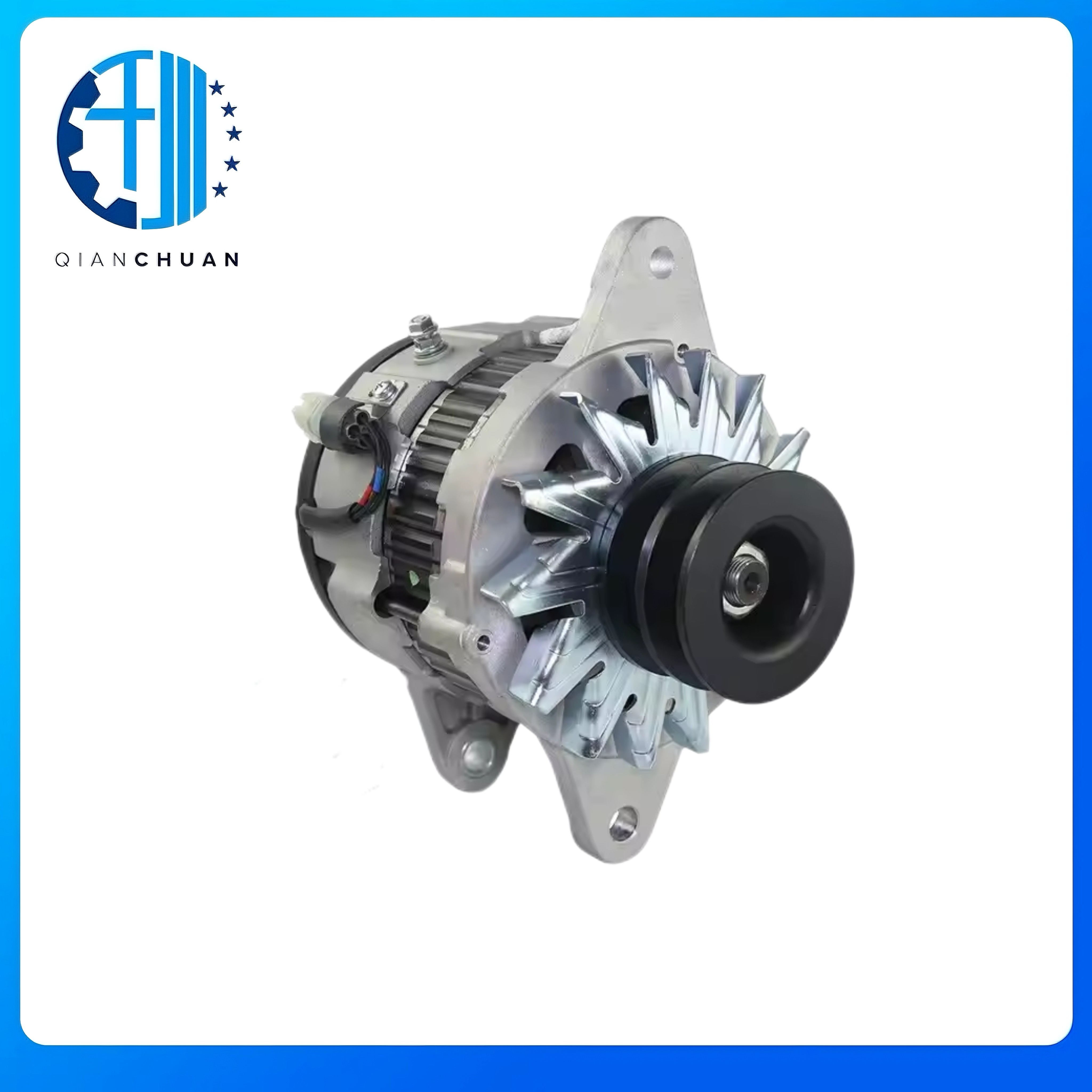 60A Alternator 27040-2500 27040-2500B for Kobelco SK350 Excavator Engine Spare Parts for Machinery Construction