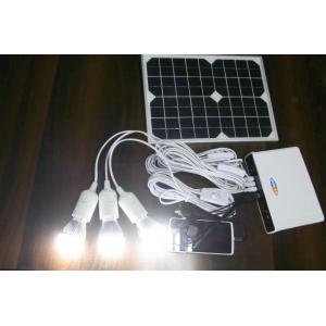 China Newest ! 10W mini solar power system with lithium battery for solar home lighting , cam factory