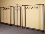 Customized Design Garment Storage Rack / Industrial Clothing Rack Easy Assemble