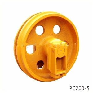 China Yellow High Strength 50mn Track Idler For Engine Parts factory
