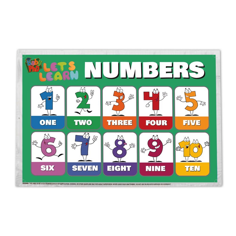 Germ Proof Disposable Baby Placemat , Non Slip Adhesive Dinner Table Placemats