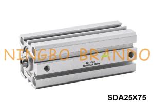 China Airtac Type Pneumatic Cylinder Compact SDA25X75 25mm Bore 75mm Stroke factory