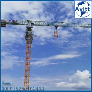 China 6 Tons Topless Tower Crane Top Slewing PT5510 Request For Buyers factory