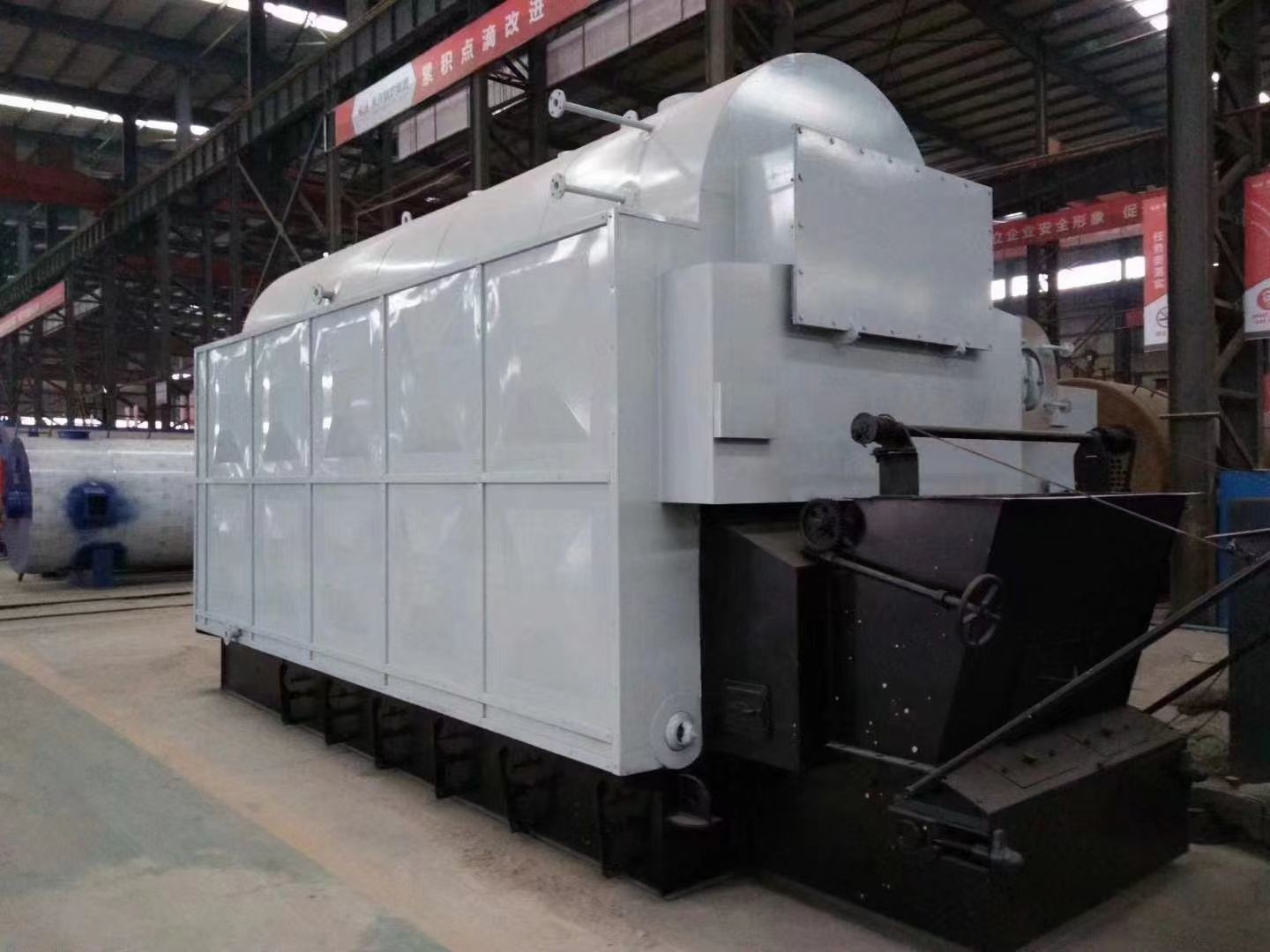 Fire And Water Tube Structure Biomass Pellet Hot Water Boiler For Hotel Hospital Farm